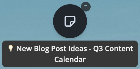 Notes Widget