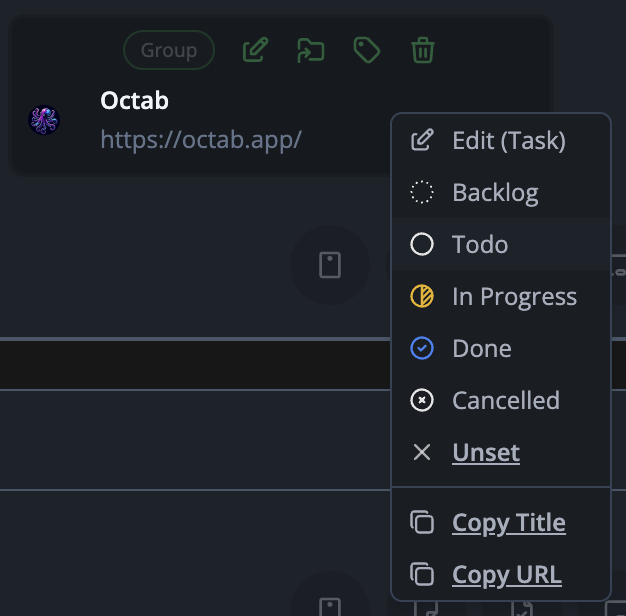 Set Status on Resource